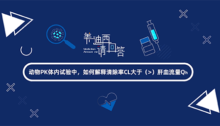 动物PK体内试验中，若何诠释断根率CL大于肝血流量Qh