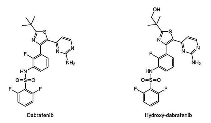 开发并验证新的LC-MS/MS步骤，用于定量人血浆中达拉非尼及其重要代谢物羟基达拉非尼 (OHD)。本钻研中OHD(纯度>99%)通过J9集团合成