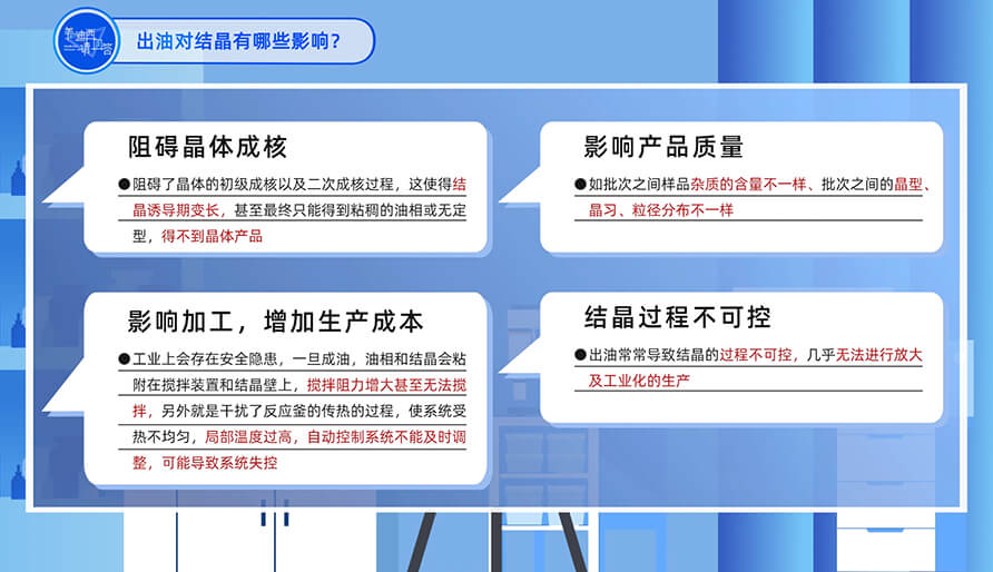 出油对结晶有哪些影响？